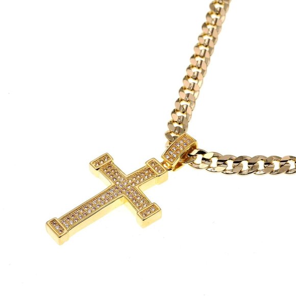 14k Stamped Men's Necklace 24"